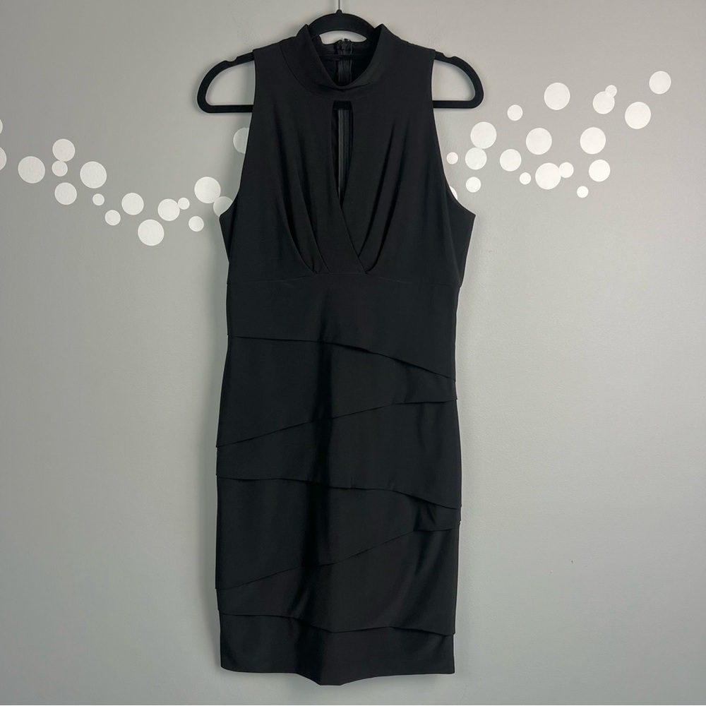 White House Black Market Black Sleeveless Dress